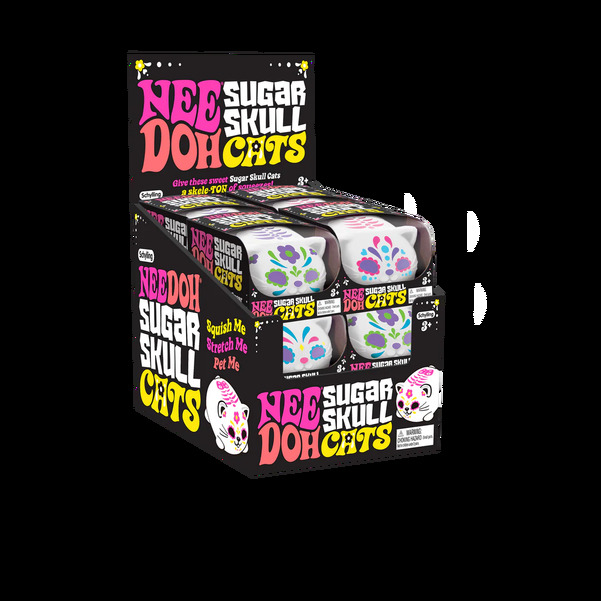 Nee Doh Sugar Skull Cats