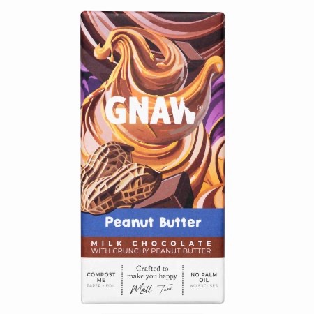 Crunchy Peanut Butter Milk Chocolate Bar 80g