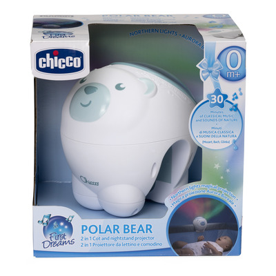 Chicco Polar Bear Projector Lys Blå Blå - Chicco