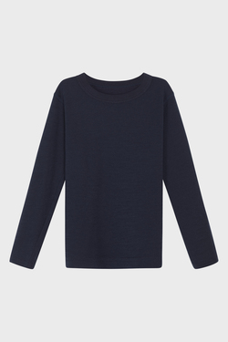 Hust & Claire Abba trøye ull/viskose fra bambus 4150 More navy - Hust & Claire