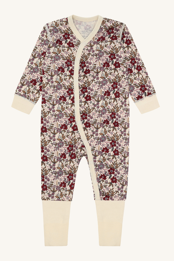 Hust & Claire Manu Flor nattdress ull/viskose fra bambus