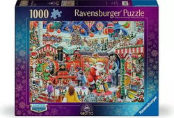 Ravensburger Puslespill 1000 Santa's Steam Train Grotto Santa's Steam Train Grotto - Ravensburger