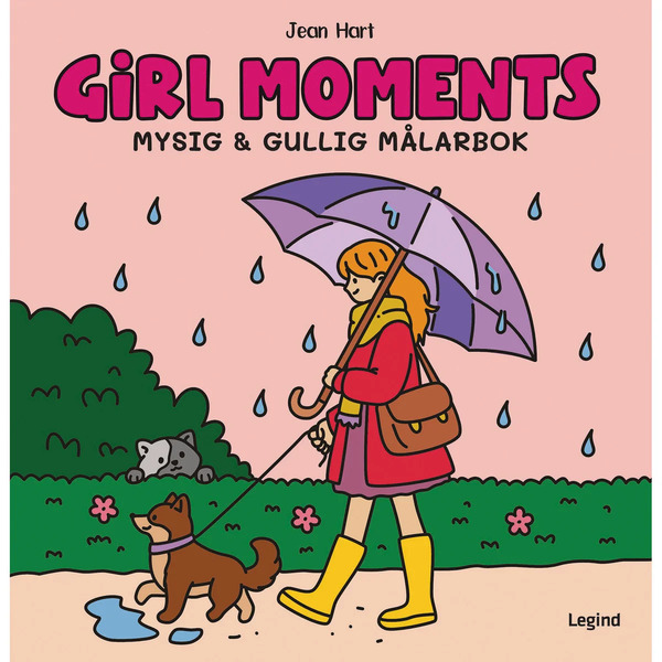 Målarbok: Girl Moments