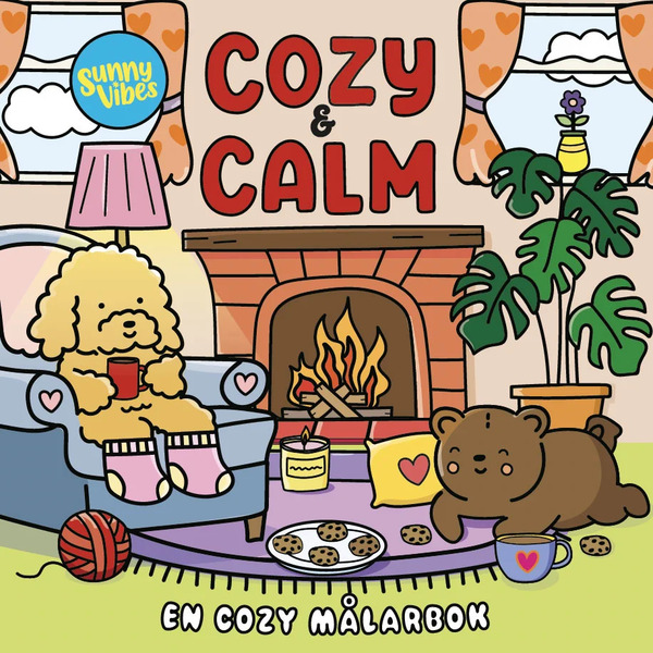 Målarbok: Cozy & Calm