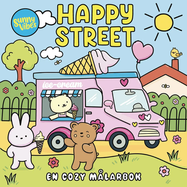 Målarbok: Happy Street