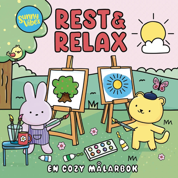 Målarbok: Rest & Relax