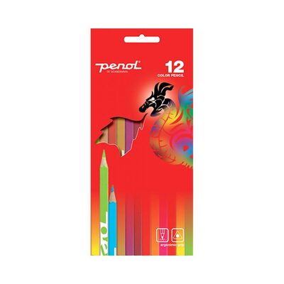 Fargeblyanter 12, tynne 12 stk  - Penol