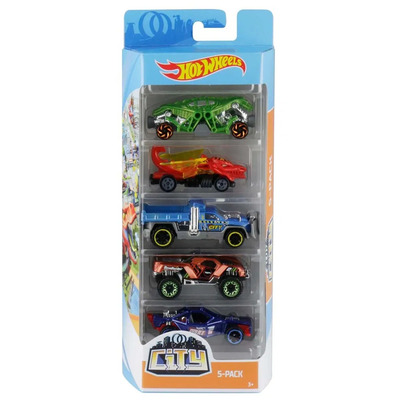 Hot Wheels Basics 5-Pack Asst. Assortert - Hot Wheels