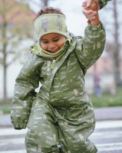 KATTNAKKEN HEILSÅRSREGNDRESS HAGL mose - Kattnakken