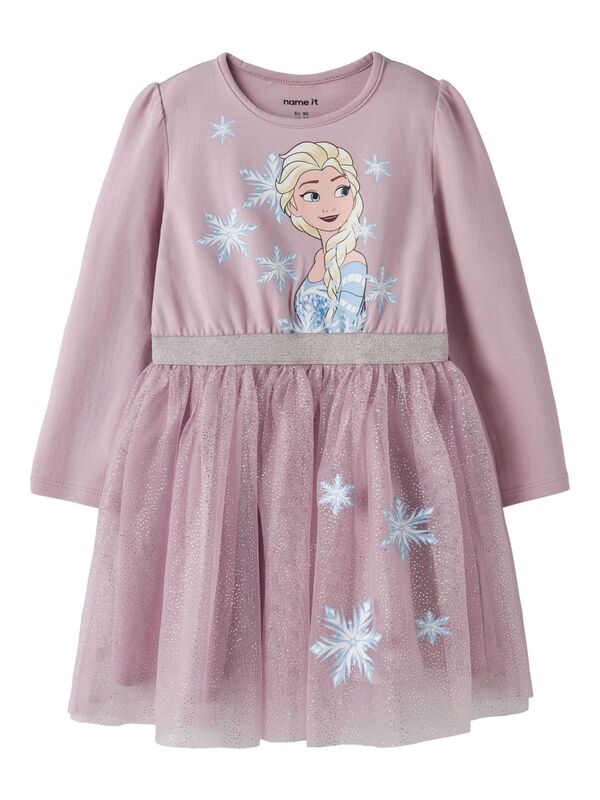 NMFOSIMI FROZEN LS TULLE DRESS 