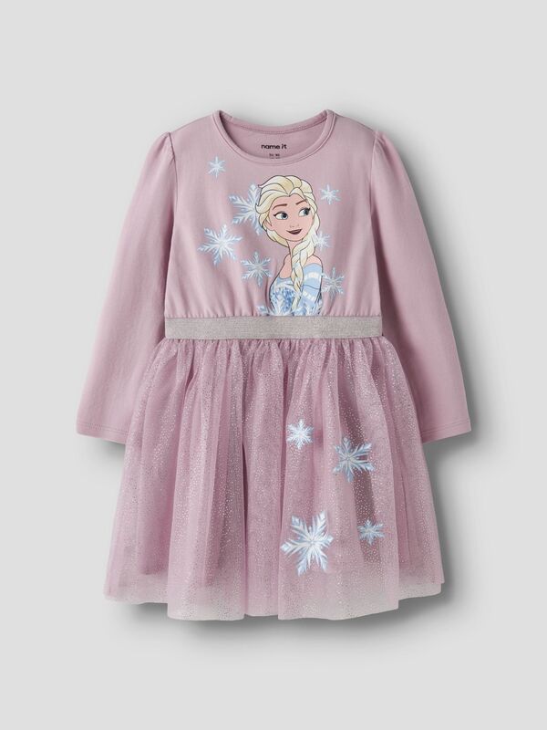 NMFOSIMI FROZEN LS TULLE DRESS 