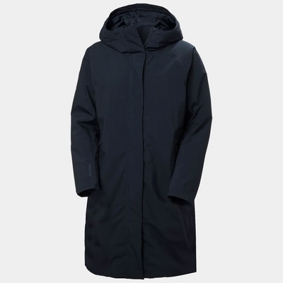 hh Lily Insulated Raincoat Dame  navy - Helly Hansen