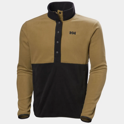 hh Daybreaker Snap Fleece Pullover Herre Sepia - Helly Hansen