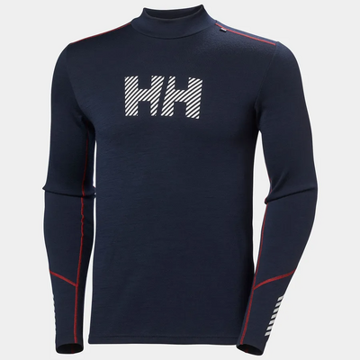 hh LIFA® Merino Midweight Logo Herre  navy - Helly Hansen