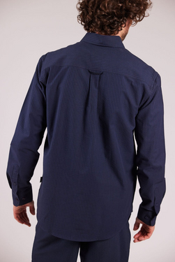 Seersucker BD Skjorte Lyseblå