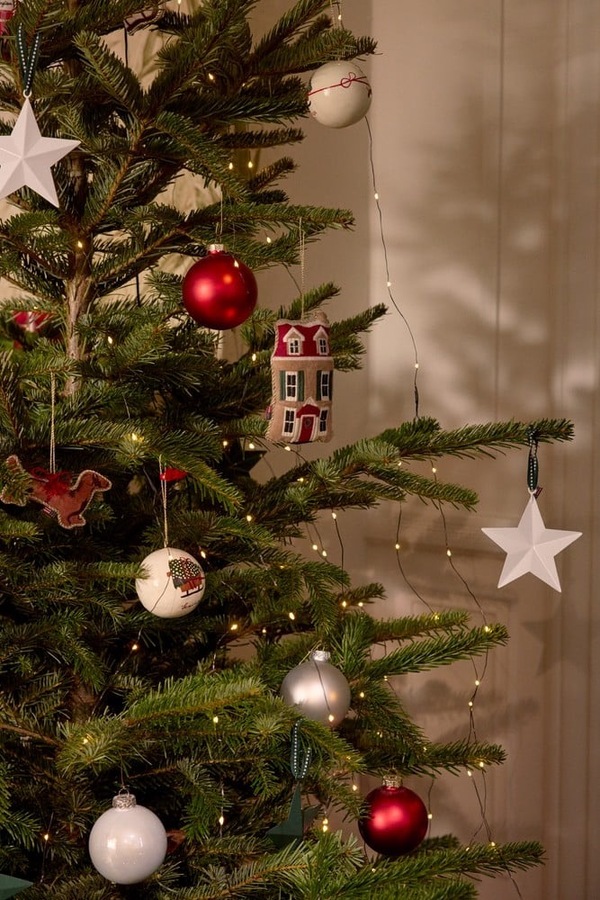 Hund Ornament, Økologisk Bomullsfløyel