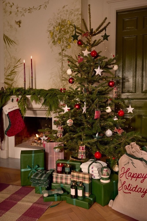 Dog Sleigh Ornament i Økologisk Bomull