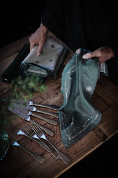 Julemorgen Damask Kjøkkenhåndkle 50x70cm ikke relevant - Wik & Walsøe