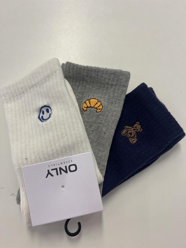 KOGINE EMB 3-PK SOCKS