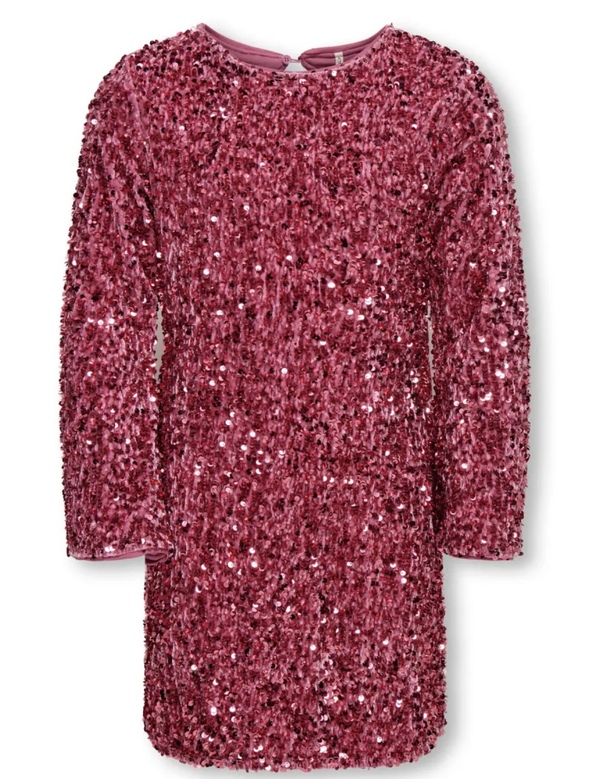 KOGCONFIDENCE LIFE LS SEQ FLRD DRESS JRS