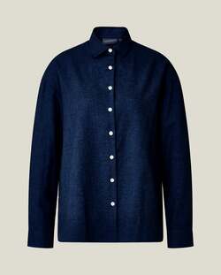 Casual flanellskjorte i økologisk bomull