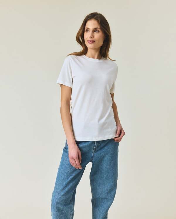 T-skjorte i bomull-modal blanding