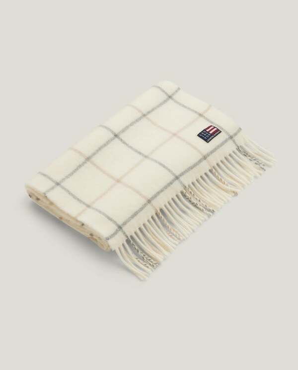 Skjerf i resirkulert ullblanding