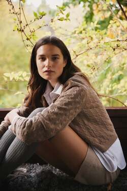 Kabelstrikket cardigan