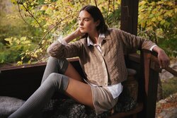 Kabelstrikket cardigan