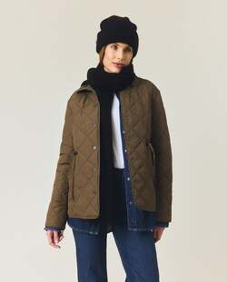 Strikkelue i alpakkablanding