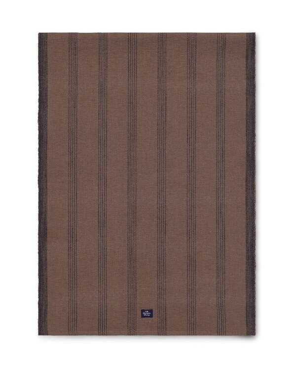 Stripet bordløper av økologisk bomull