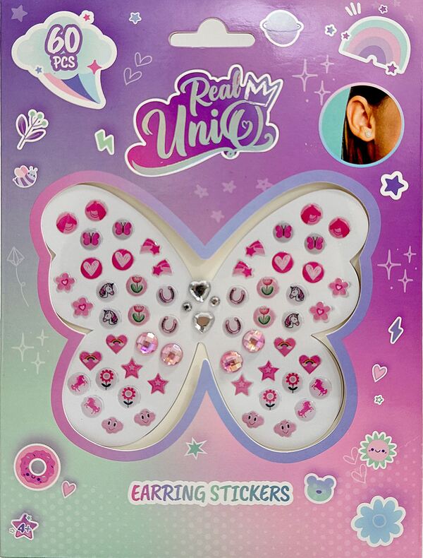  Real UniQ, Earring Stickers,