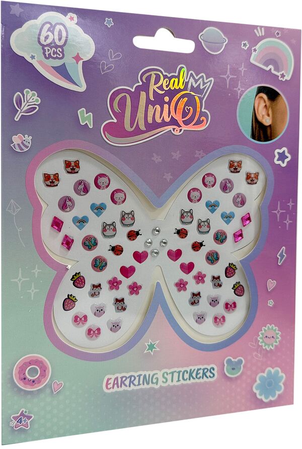  Real UniQ, Earring Stickers,