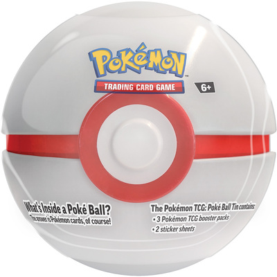Pokémon Tin Pokeball Hvit - pokèmon
