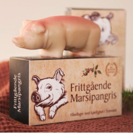 Frydas Frittgående Marsipangris 140g
