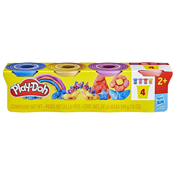 Play-Doh 4 Pack Metallic