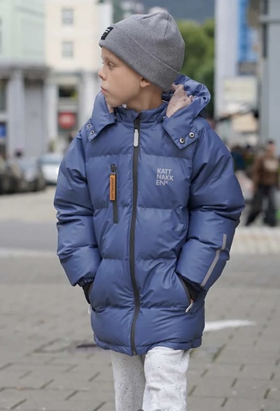 KATTNAKKEN BOBLEREGNJAKKE SLUDD JUNIOR Slåtterøy - Kattnakken