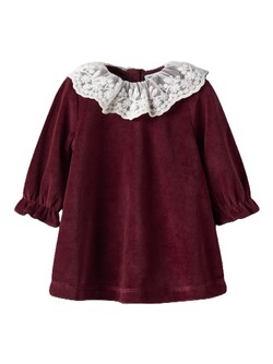 Velur Baby kjole  - Name It