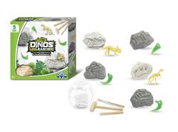 GRAV UT SETT I ESKE - DINOSAUR