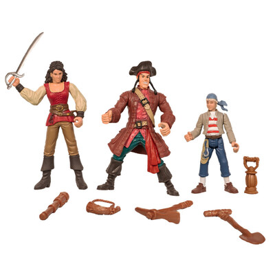 Kaptein Sabeltann - Sabeltann, Sunniva, Skalken figurer 3 pk. Sabeltann, Sunniva, Skalken - kaptein sabeltann