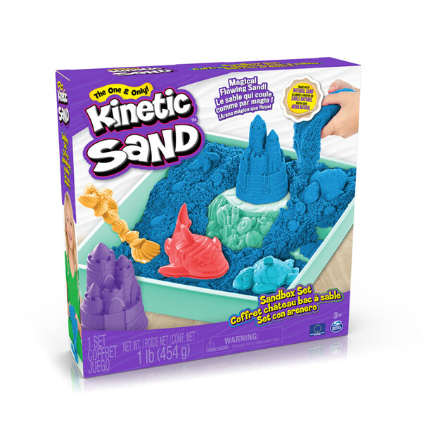 Kinetic Sand Sandbox Set - Blå