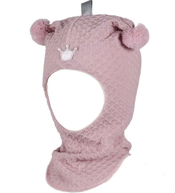 KIVAT BALAKLAVA "WAFFLE" MED KRONE