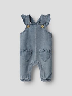 NBFLULIA LOOSE DENIM OVERALL  Medium Blue Denim - LIL`ATELIER