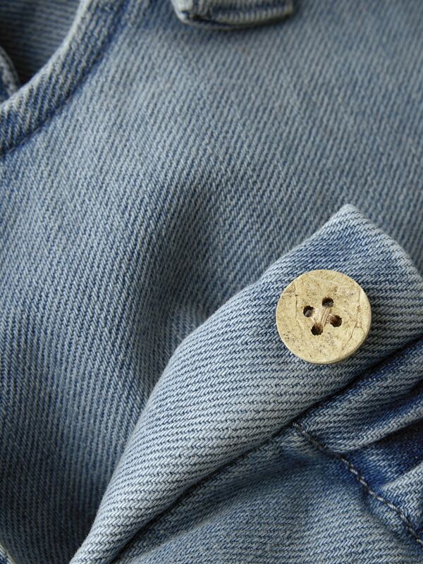 NBFLULIA LOOSE DENIM OVERALL 