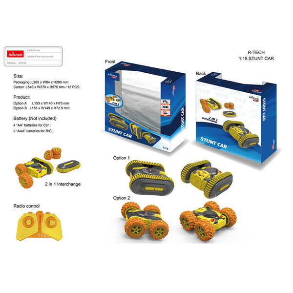 Rastar R/C Stunt Car