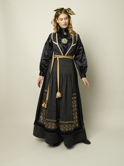 PASCAL FESTDRAKT SVART/GYLDEN Gylden - Pascal