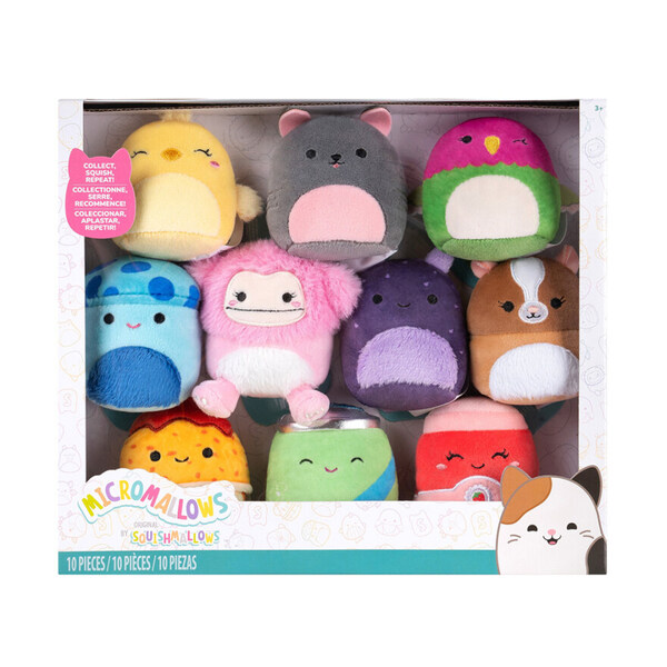 Squishmallows Micromallows Plush 6 cm 10 pk