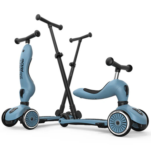 Scoot & Ride Highwaykick 1 - Push and go - Steel
