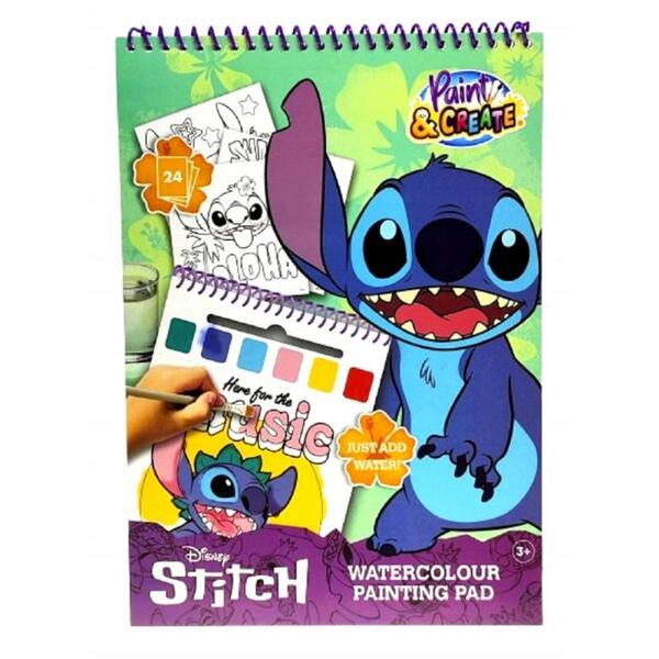 MALINGSBOK 24 SIDER M/FARGER STITCH DISNEY