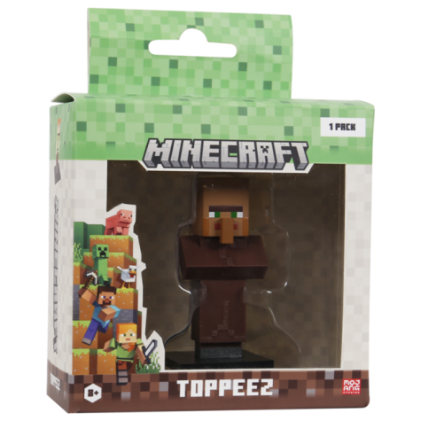 MINECRAFT 3D TOPPEEZ 1 PACK VINDU BOKS